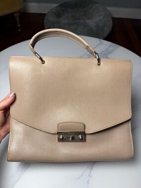 Fula leather satchel crossbody purse